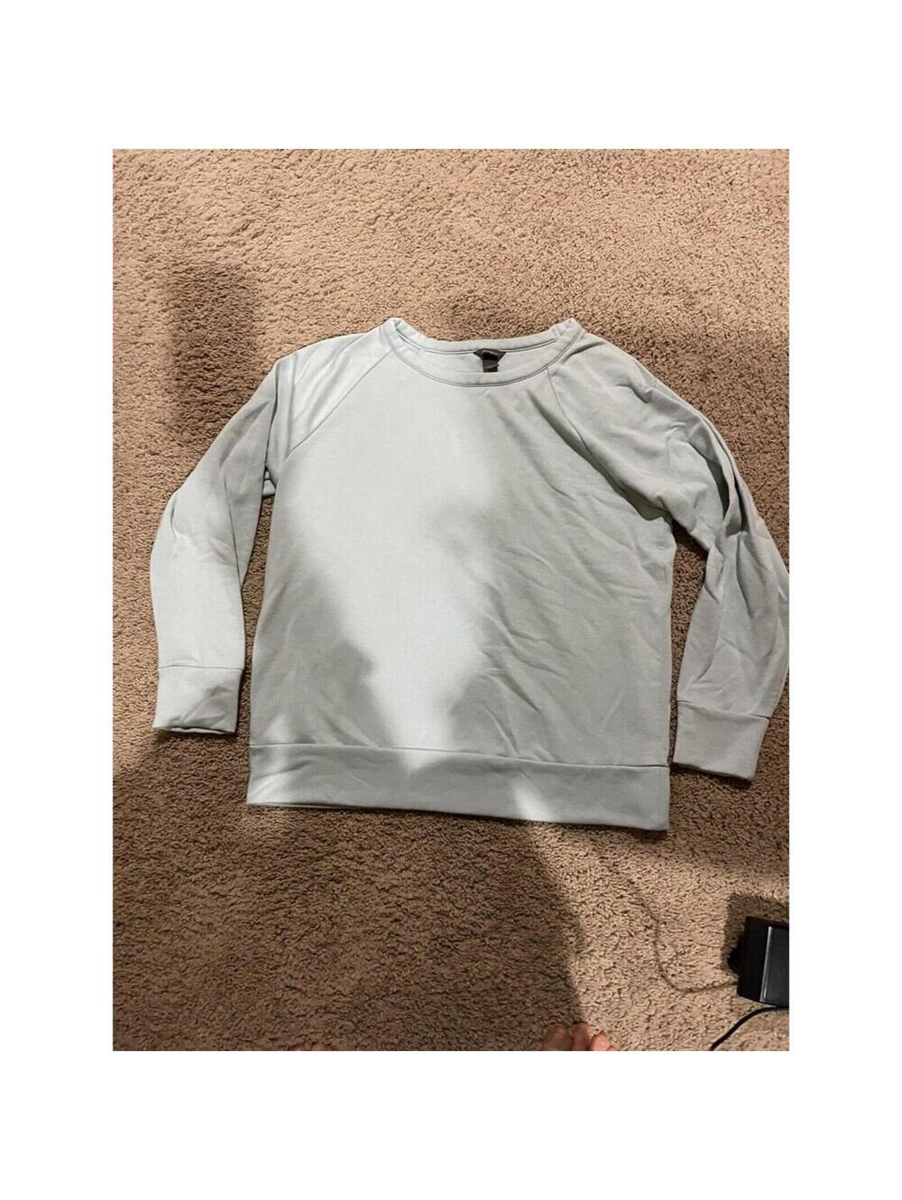 Women's Eddie Bauer Teal sweatshirt M MEDIUM soft comfort